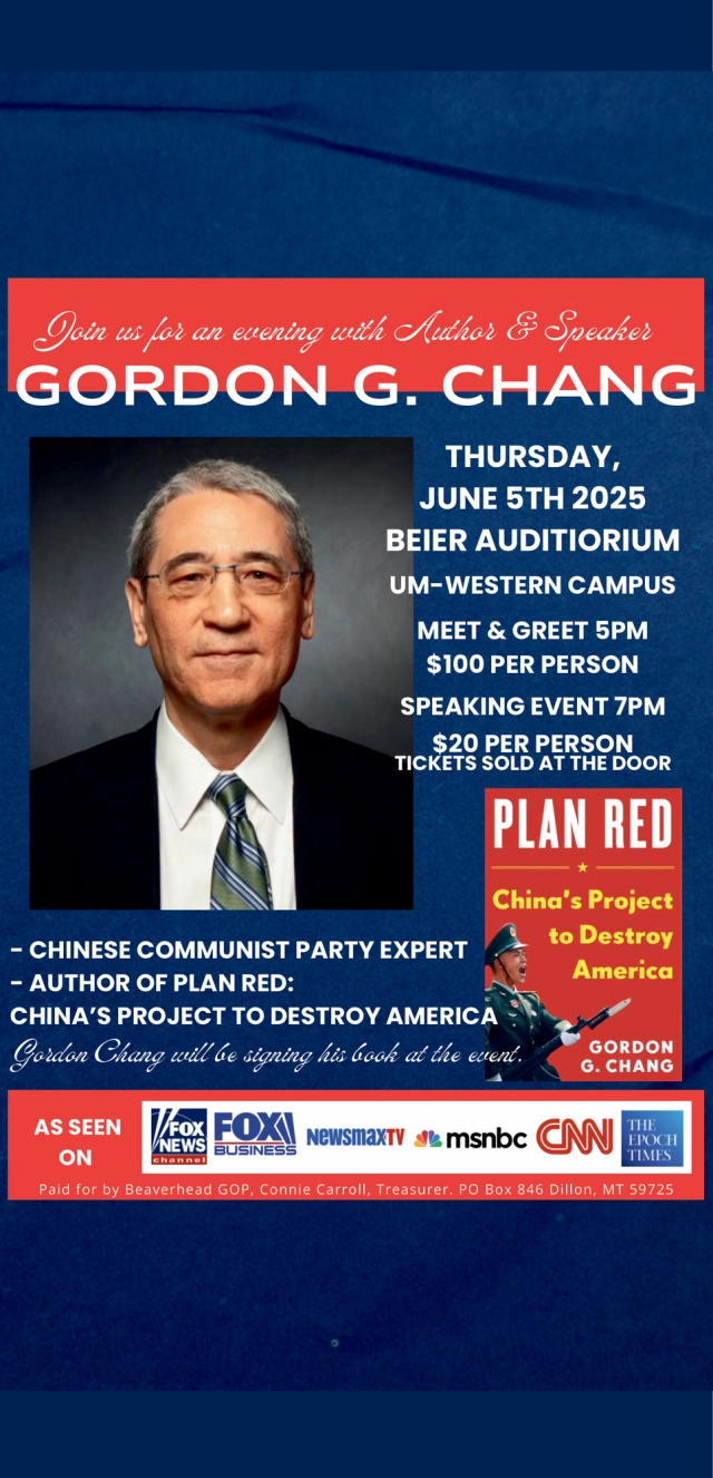 Gordon G. Chang, An Evening with Author & Speaker Gordon G. Chang (June 5, 2025)