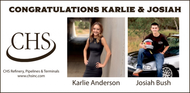 Congratulations Karlie & Josiah, CHS Refinery, Pipelines & Terminals