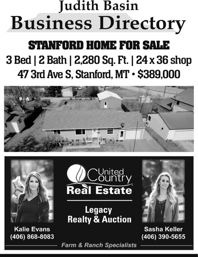 Farm & Ranch Specialists, Kalie Evans, Sasha Keller - United Country Real Estate, Raynesford, MT