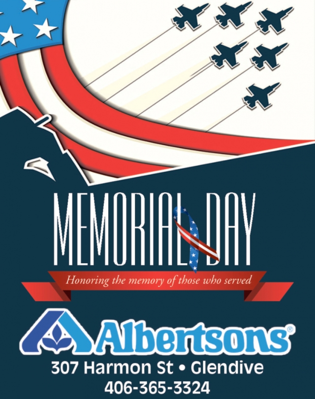 Memorial Day, Albertsons - Glendive, Glendive, MT