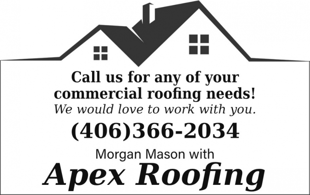 Roofing Services, Apex Roofing, Circle, MT