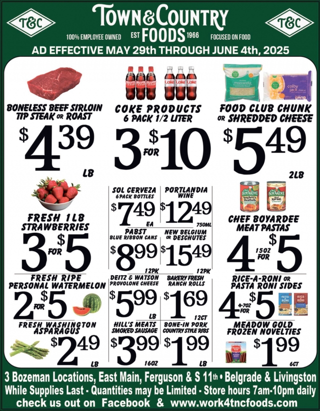Foods, Town & Country Foods - Bozeman, Bozeman, MT