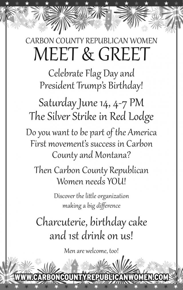 Meet & Greet, Carbon County Republican Women