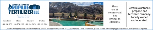 Central Montana's Propane and Fertilizer Company, Lewistown Propane & Fertilizer LLC, Stanford, MT