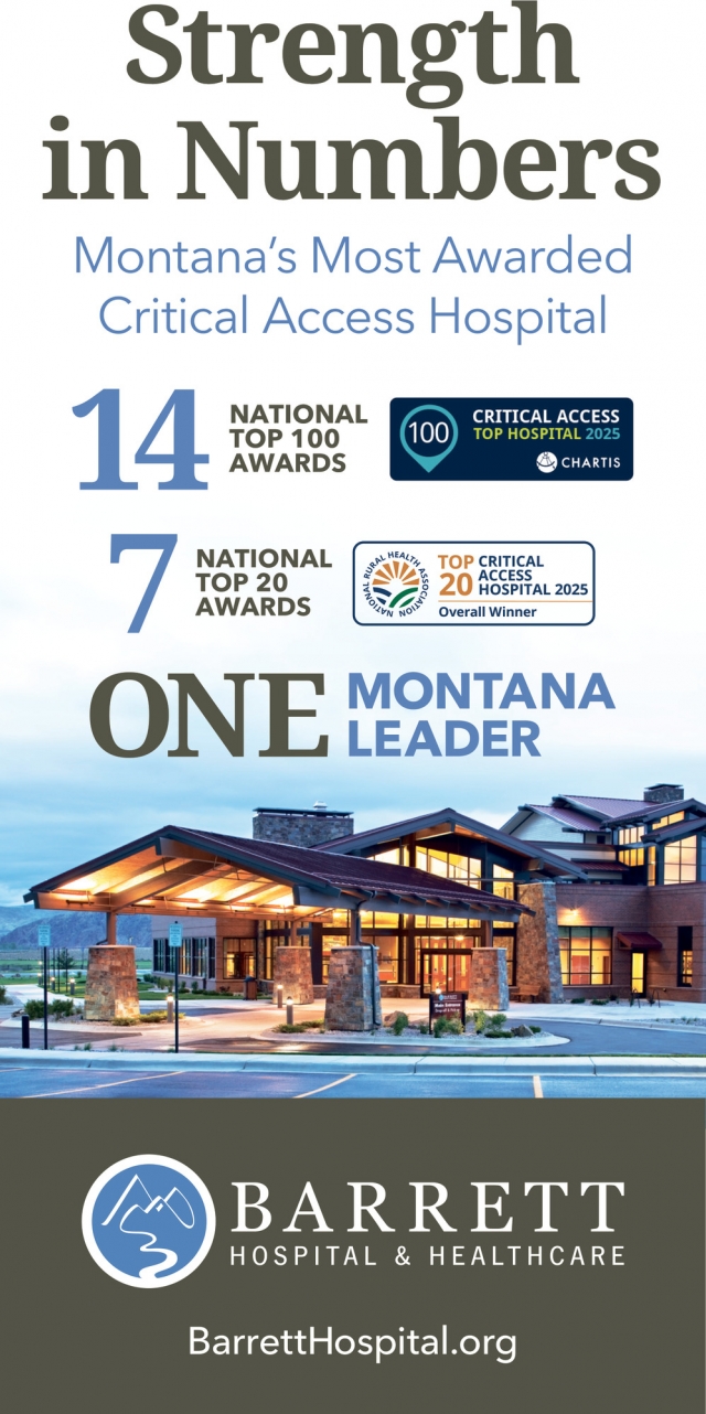 Stregth in Numbers, Barrett Hospital & Healthcare, Dillon, MT