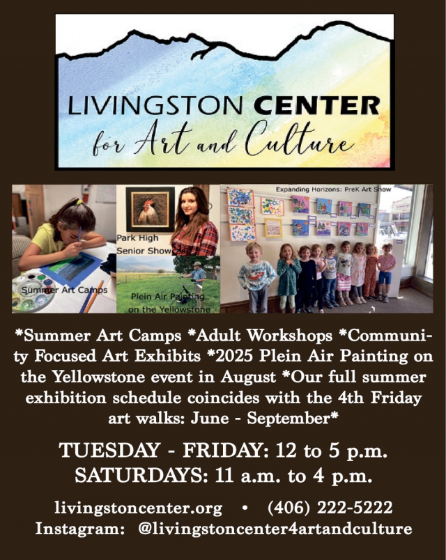 Summer Art Camps, Livingston Center for Art & Culture, Livingston, MT