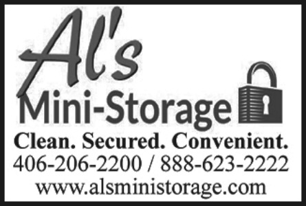 Clean. Secured. Convenient., Al's Mini Storage, Roundup, MT