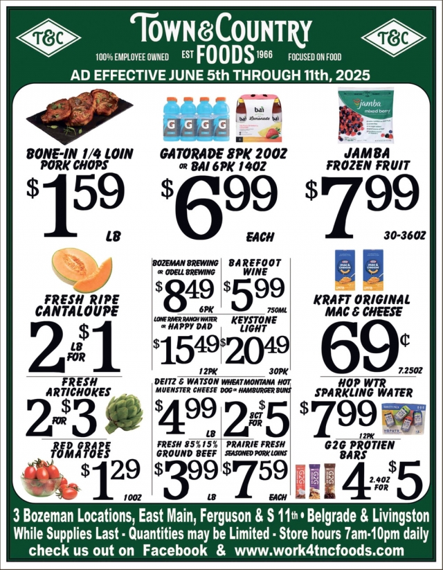 Foods, Town & Country Foods - Bozeman, Bozeman, MT