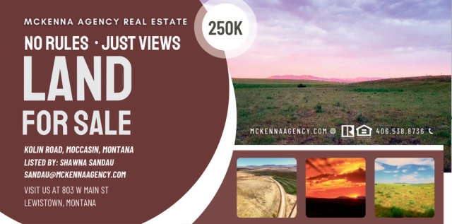 Land for Sale, McKenna Agency, Lewistown, MT
