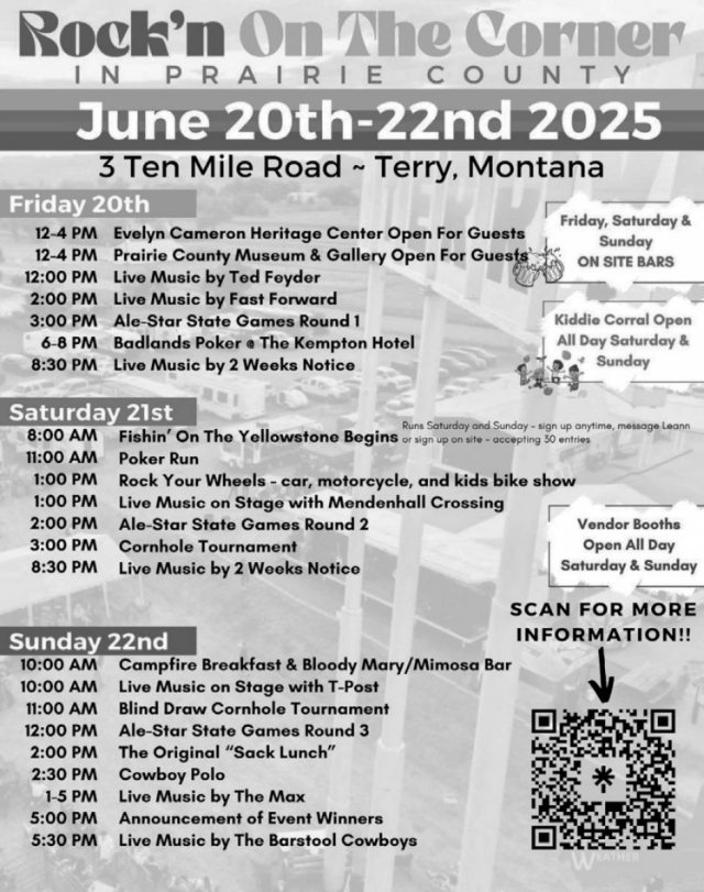 Rock'n on The Corner, Rock'n on The Corner (June 20-22, 2025)