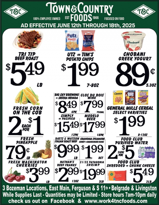 Foods, Town & Country Foods - Bozeman, Bozeman, MT