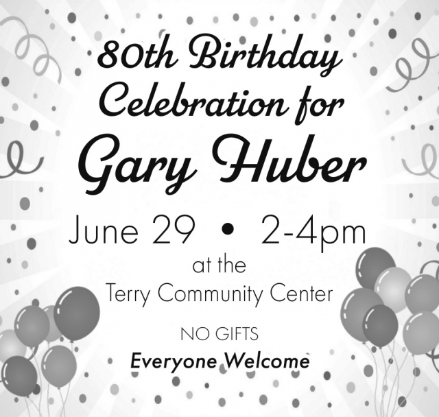 Gary Huber 80th Birthday, Birthdays