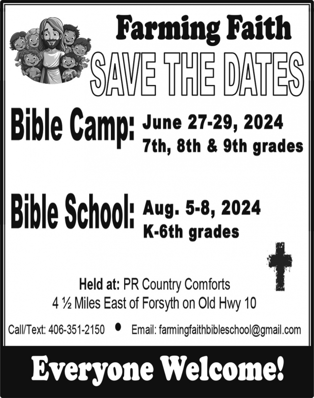 Farming Faith, PR Country Comforts - Farming Faith (June 27-29 - August 5-8, 2024)