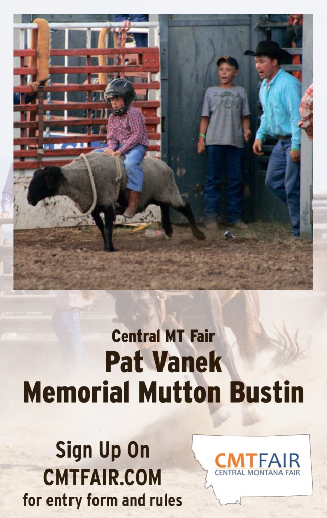 Pat Vanek Memorial Mutton Bustin, Central Montana Fair