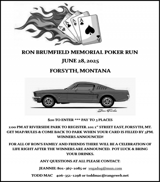 Ron Brumfield Memorial Poker Run, Ron Brumfield Memorial Poker Run - (June 28, 2025)
