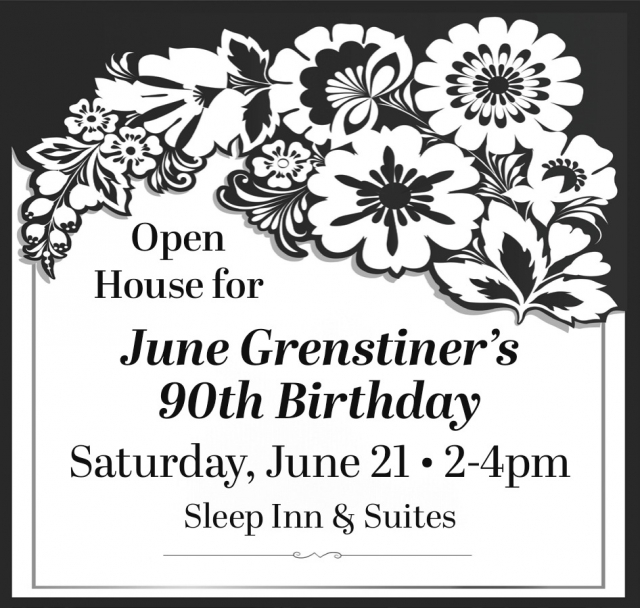 June Grenstiner's 90th Birthday, Birthdays