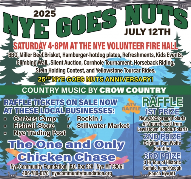 The One and Only Chicken Chase, Nye Goes Nuts 2025, Nye, MT