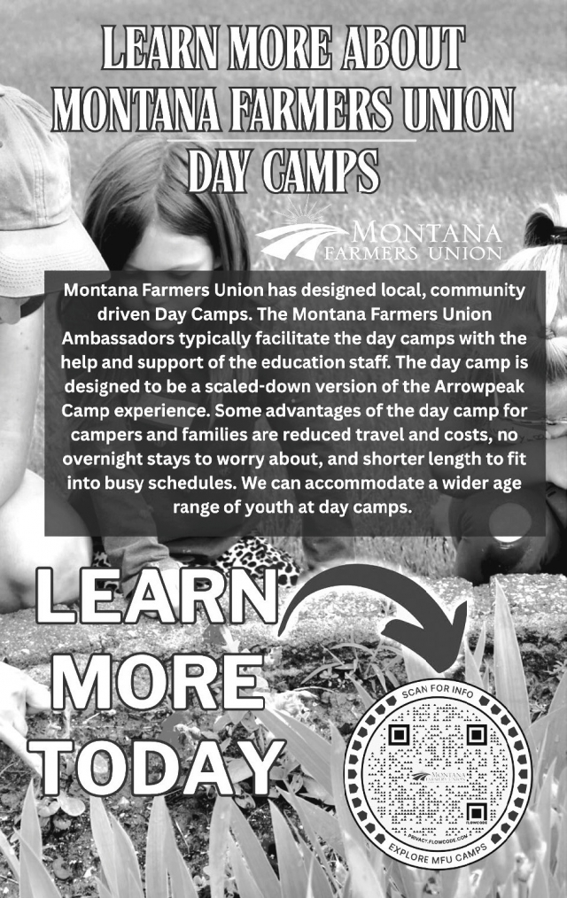 Learn More About Montana Farmers Union Day Camps, Montana Farmers Union, Great Falls, MT