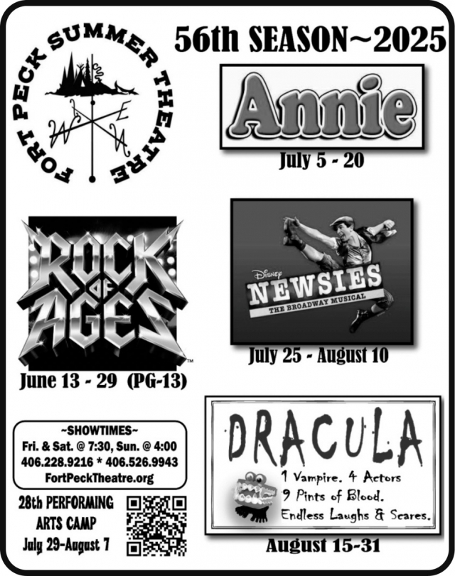 Summer Theatre, Fort Peck Theatre, Fort Peck, MT