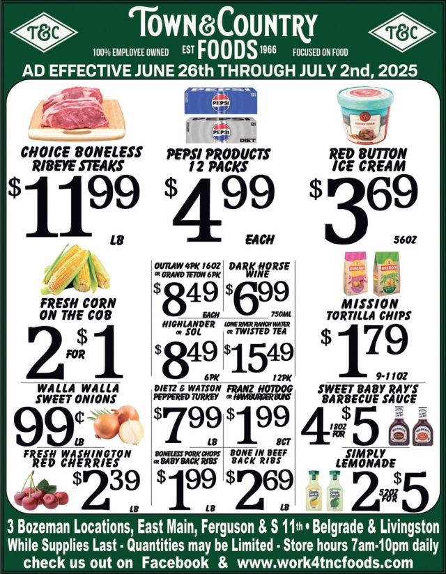 Foods, Town & Country Foods - Bozeman, Bozeman, MT