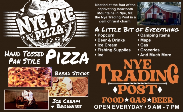 Hand Tossed Pan Style, Nye Trading Post