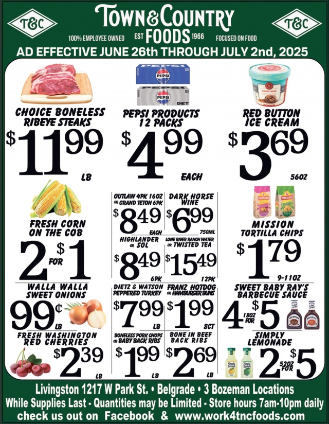 Foods, Town & Country Foods - Bozeman, Bozeman, MT