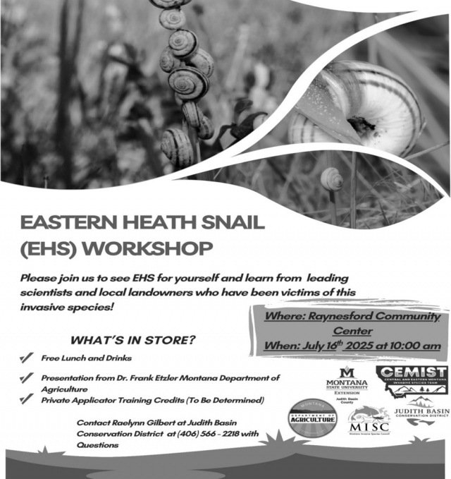 Workshop, Eastern Heath Snail (EHS) Workshop (July 16, 2025)