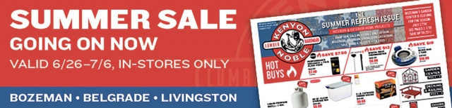 Summer Sale, Kenyon Noble, Bozeman, MT