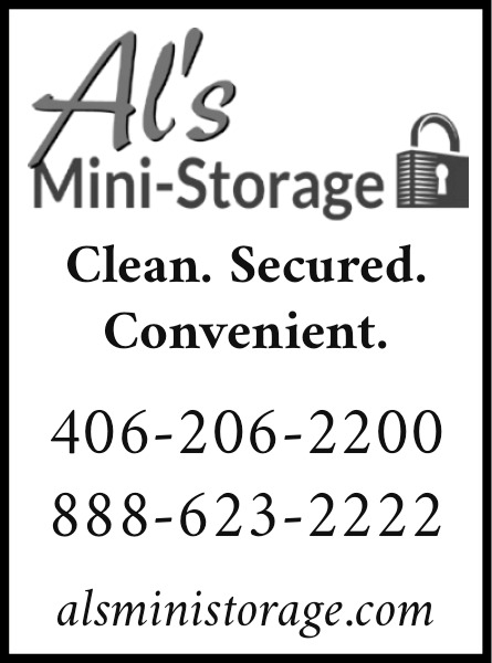 Clean. Secured. Convenient., Al's Mini Storage, Roundup, MT