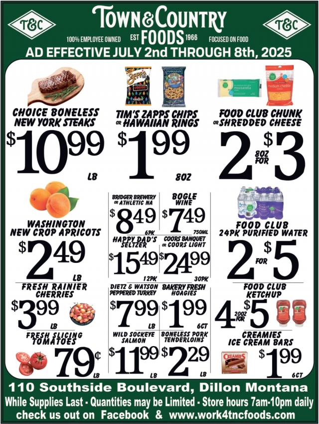 Foods, Town & Country Foods - Dillon, Dillon, MT
