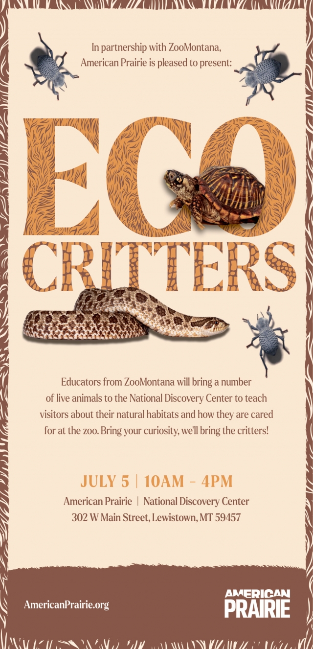 ECO Critters, American Prairie, Lewistown, MT