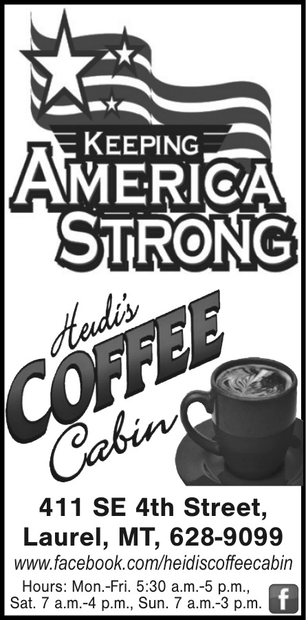 Keeping America Strong, Heidi's Coffee Cabin, Laurel, MT