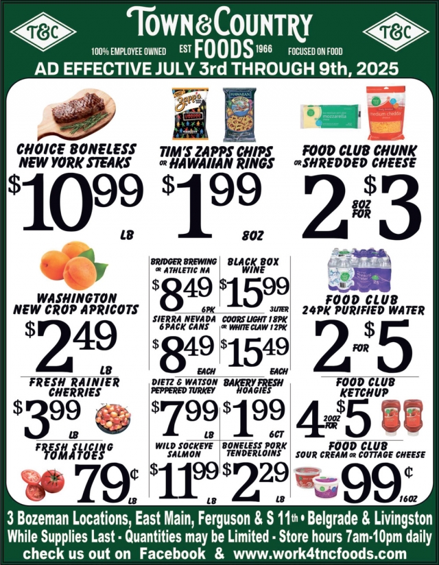 Foods, Town & Country Foods - Bozeman, Bozeman, MT