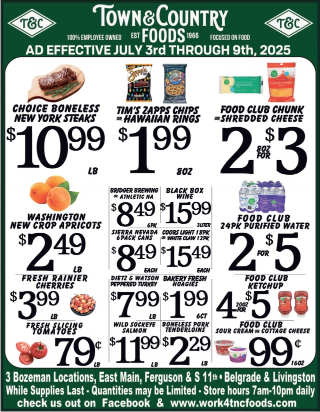 Foods, Town & Country Foods - Bozeman, Bozeman, MT