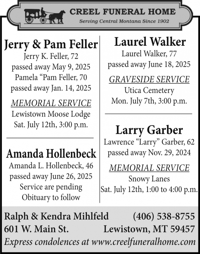 Funeral Home, Creel Funeral Home, Lewistown, MT