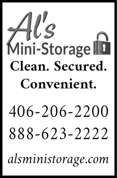 Clean. Secured. Convenient., Al's Mini Storage, Roundup, MT