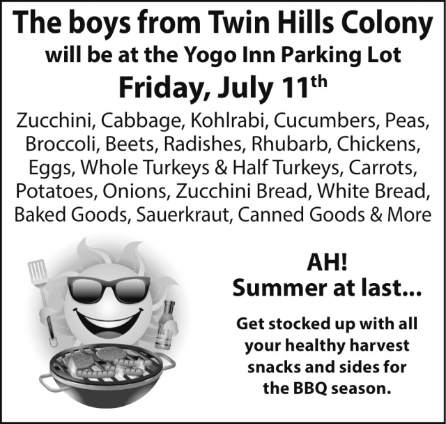 Ah! Summer at Last..., Twin Hills Colony at The Yogo Inn Parking Lot (April 5, 2024), Lewistown, MT