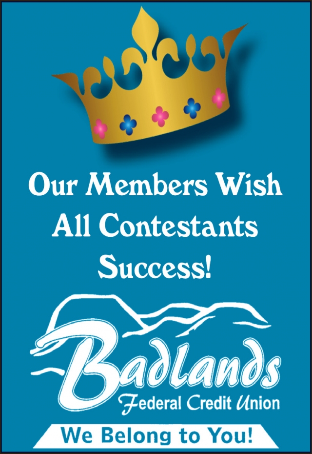 Our Members Wish Al Contestants Success!, Badlands Federal Credit Union - Glendive, Glendive, MT