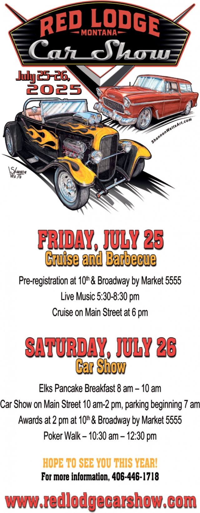 Car Show, Red Lodge Car Show (July 25-26, 2025)