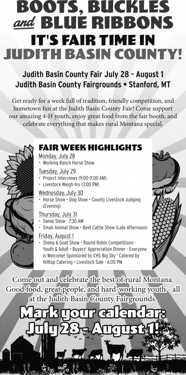 It's Fair Time, Judith Basin County Fair