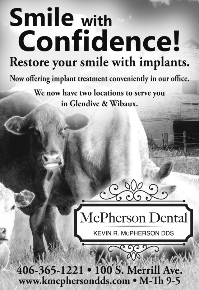 Dental Services, McPherson Dental, Glendive, MT