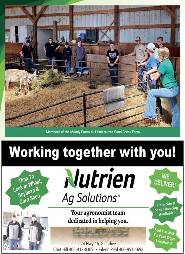 Working Together with You!, Nutrien Ag Solutions, Glendive, MT