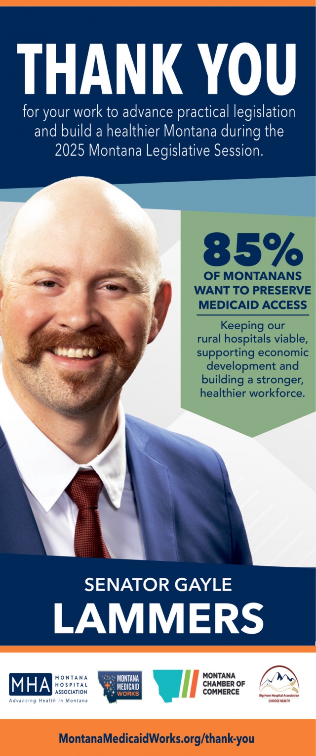 Senator Gayle Lammers, Montana Medicaid Works