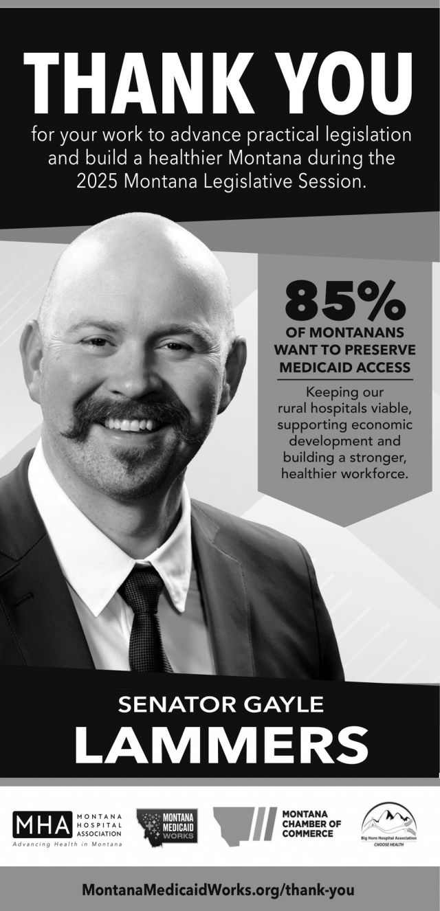Senator Gayle Lammers, Montana Medicaid Works