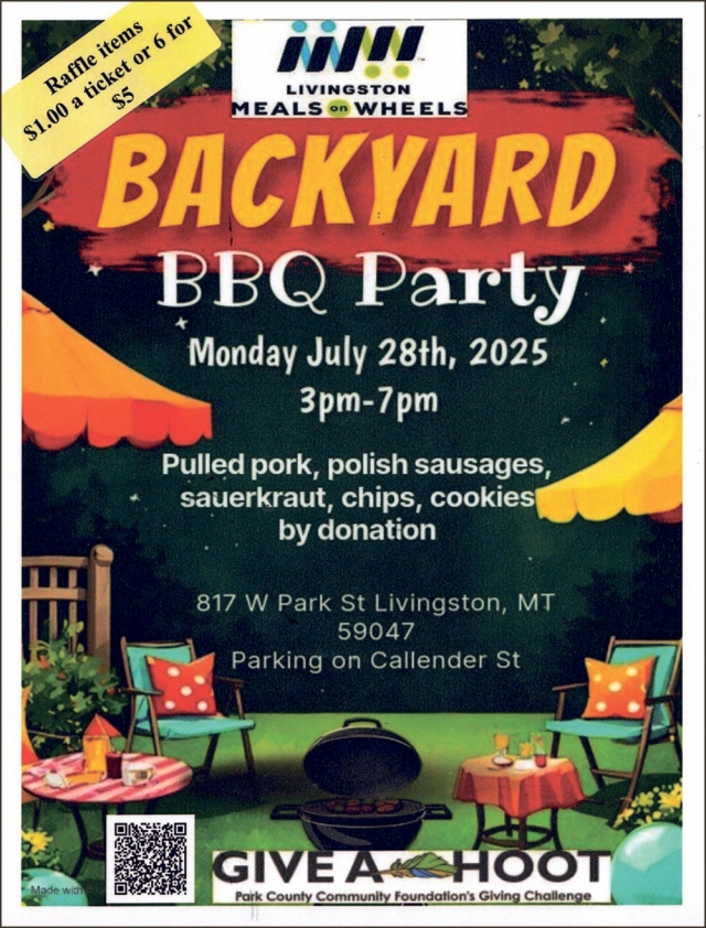 Backyard BBQ Party, Livingston Meals on Wheels Backyard BBQ Party (July 28, 2025)