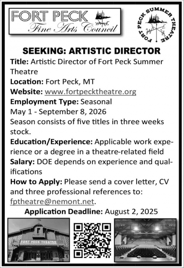 Summer Theatre, Fort Peck Theatre, Fort Peck, MT