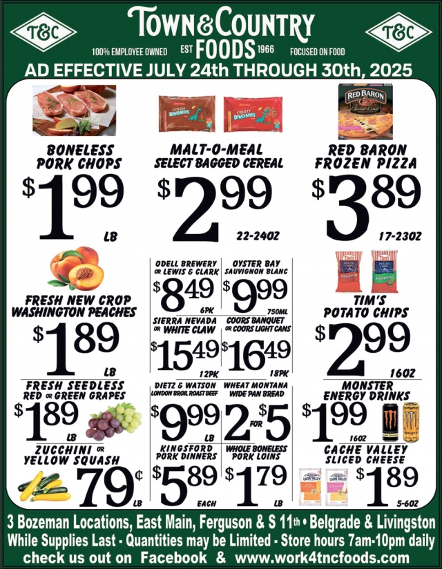 Foods, Town & Country Foods - Bozeman, Bozeman, MT