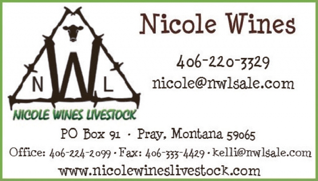 Nicle Wines, Nicole Wines Livestock