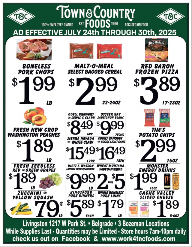 Foods, Town & Country Foods - Bozeman, Bozeman, MT
