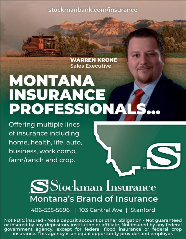 Montana Insurance Professionals..., Stockman Insurance - Stanford, Stanford, MT